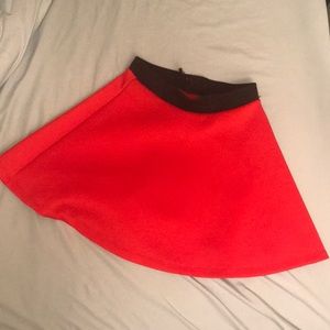 Red Forever21 skirt